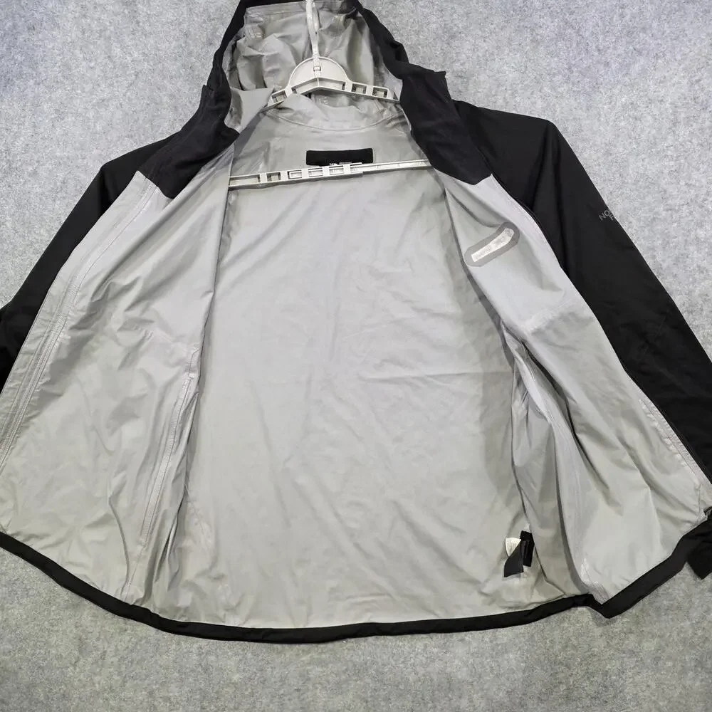 The North Face All Weather Jacket‎ Mens 2XL Black DryVent Hooded Hike Waterproof